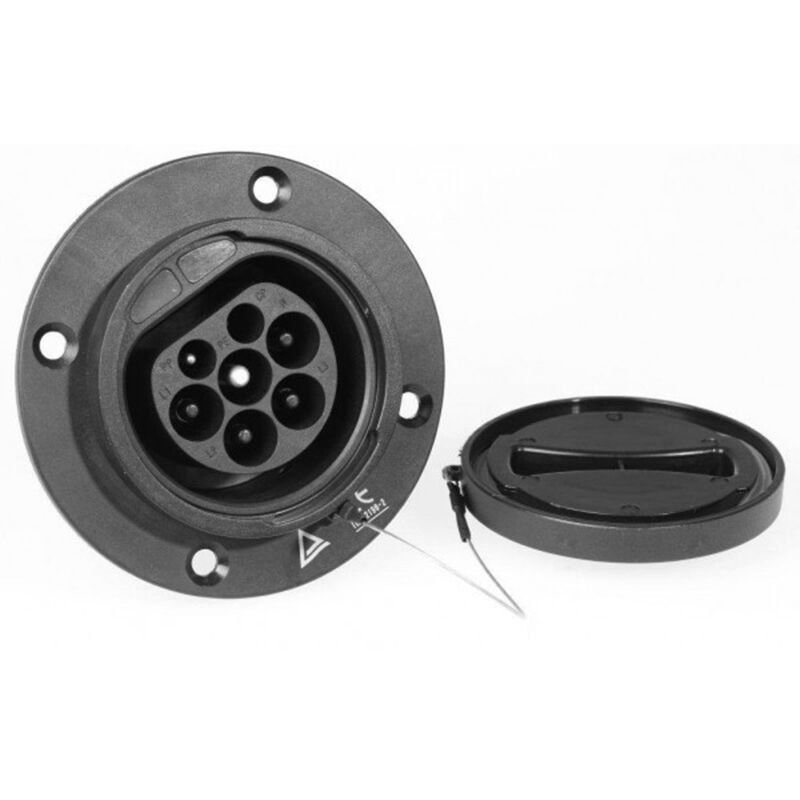 32A Single Phase GB/T To Type 2 EV Charging Cable Adapter 0.5m 250V