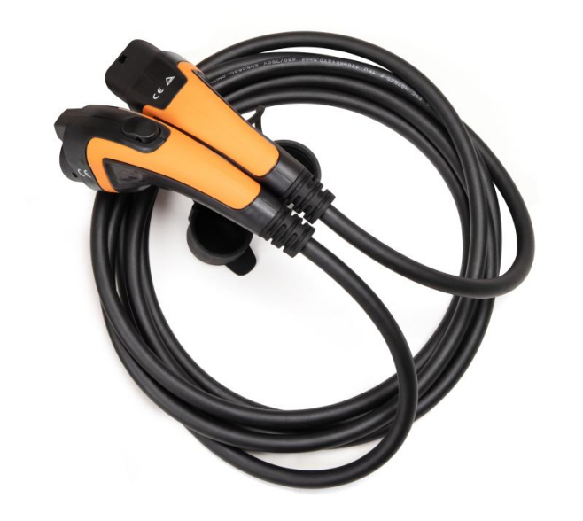 32A 7.4kW type 1 charging cable electric car mode 3 cable type 1 to type 2