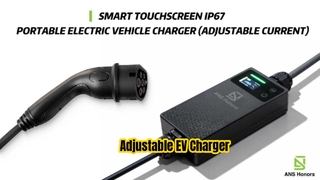 Smart Touchscreen IP67 Portable Electric Vehicle Charger (Adjustable Current)