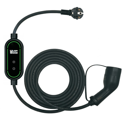 Buy Portable Electric Car Chargers 3.6kW 16A 250V Mobile EV Chargers with Temperature Sensor Schuko Plug EN62752 CE online manufacture