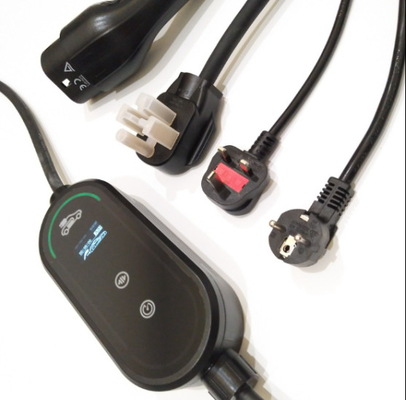 7KW Mode 2 Schuko Ev Charger 16a Power Plug With Temperature Sensor