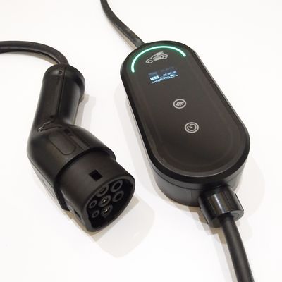 3kw Portable Electric Car Charger With Adjustable Current And Delay Charging