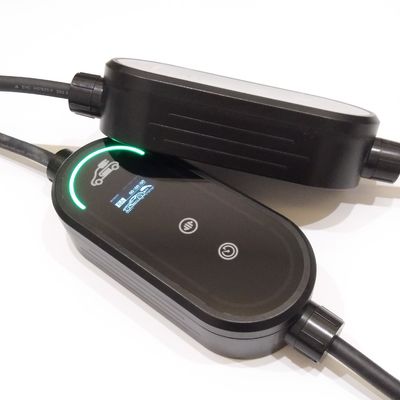 Buy 7kW 32A IP67 Smart Portable EV Charger with 5m Cable and CE Certification online manufacture