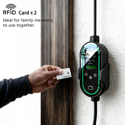 Buy Portable EV Charger with IP67 Protection 16A Max Output Current and 2.4 Inch OLED Screen online manufacture