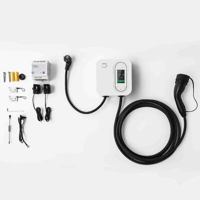 Buy 22kW three-phase fast charging Smart Home Wallbox CE certified Wall Mounted EV Charger IP65 Waterproof Support RFID/WiFi/Bluetooth Connection Available in White and Black online manufacture