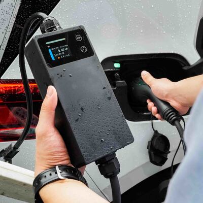 Buy Smart Portable EV Charger with LCD Display, Delay Charging, and IP67 Protection online manufacture