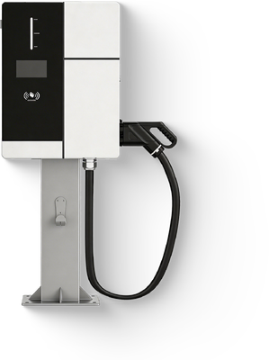 Buy 20kW Small DC Charging Pile with CCS2 Connector for Smart Commercial EV Charging online manufacture