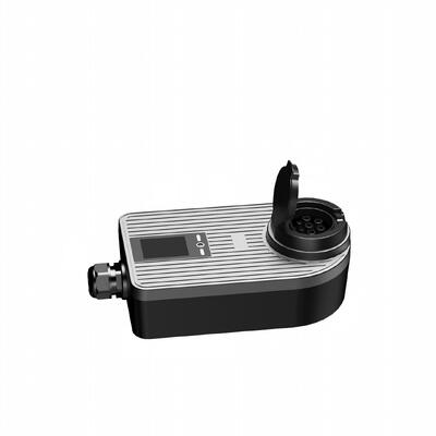 Buy IP66 Hardwired Wallbox EV Charger 7.4kW Type 2 Wall Mounted Outdoor Charging Station online manufacture
