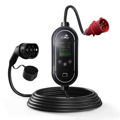 Buy 3 Phase 400V 11kW Portable EV Car Charger with IP67 Protection and CE Certification online manufacture