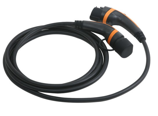 Buy SAE J1772 10m Type 1 To Type 2 EV Charging Cable Smart EVSE Standard Grounding online manufacture