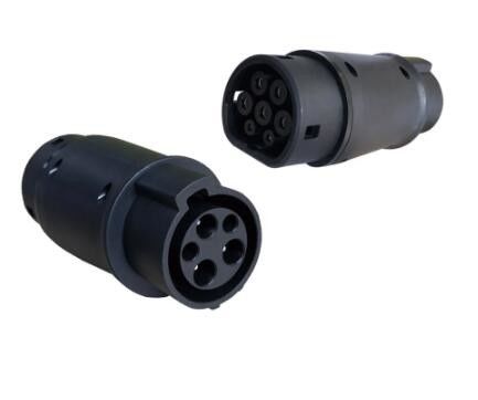 32A 250V Type 2 Car charging on Type 1 EV Charging Station Interface Adapter Type 2 to Type 1 EV Adapter