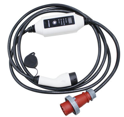 IEC 62196 Type 2 22kW Portable EV Charger Current Adjustable 3 Phase