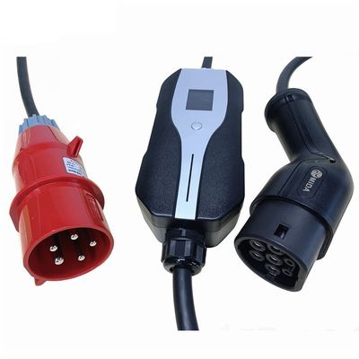 Buy SAE J1772 Type 1 Portable Level 2 EV Charger EVSE Switchable With CEE Plug online manufacture