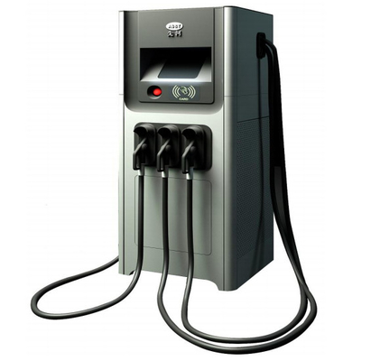 Buy TUV Commercial EV DC Charging Station 60kW CCS CHAdeMo 9'' Touch Screen online manufacture
