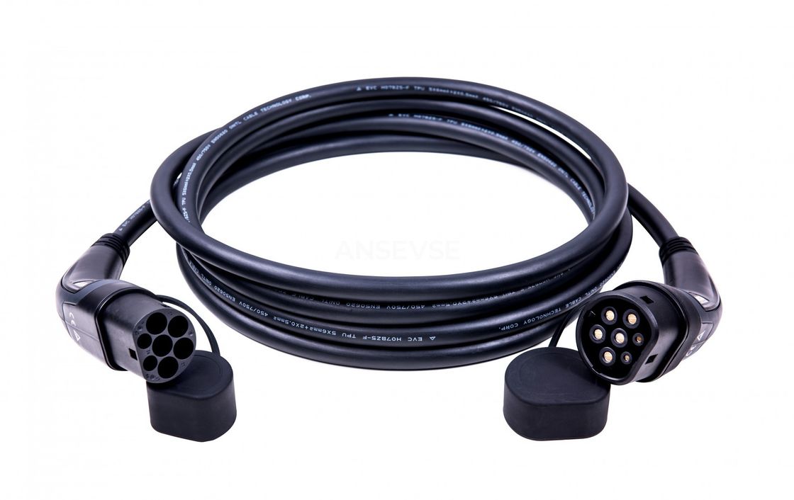32A 5m Mennekes Type 2 Charging Cable IEC62196-2 Plug Standard