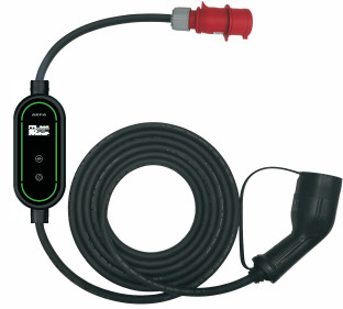 Good price 11kW 16A 400V Mobile Portable EV Charger Type 2 With Red CEE Plugs online
