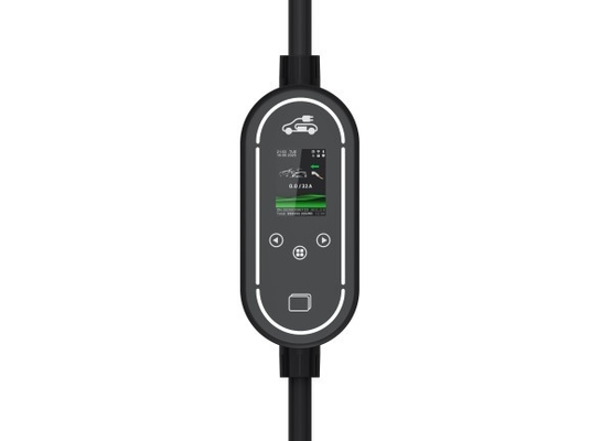 Good price New Portable EV Charger with 2.4 Inch Screen APP Bluetooth WIFI RFID Card Intelligent Car Charger online