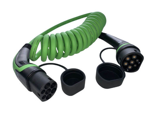 22kw EV Charging Cable Type 2 Charging Cable Spiral - China