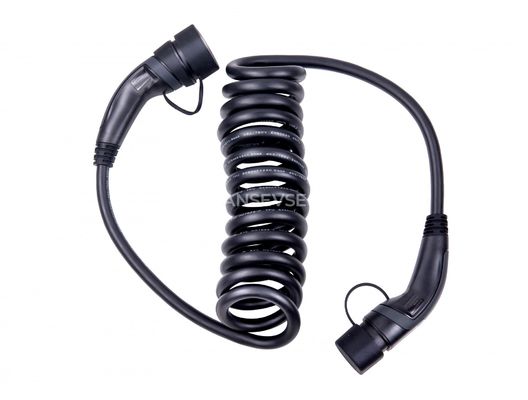 Good price electric vehicle chargers 32amp 3 Phase 22KW IEC 62196-2 type 2 ev charging coiled cable online